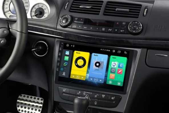 9-инчова мултимедия за Mercedes E-Class W211 CLS W219 2002–2008 камера