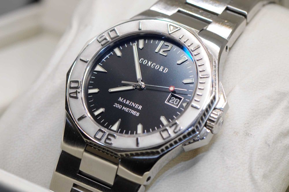 Швейцарски мъжки автоматичен часовник - Concord Mariner Diver 200m