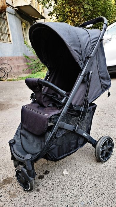 Коляска темно серая