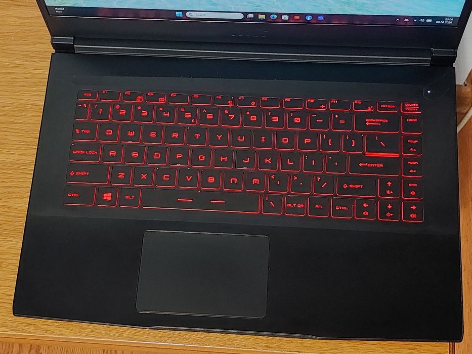 Laptop Gaming MSI GF63 i7 9750H 2,6Ghz/4,5Ghz, 16GB 1TB SSD Nvme, GTX 1650 4GB, Win11 Office 2024