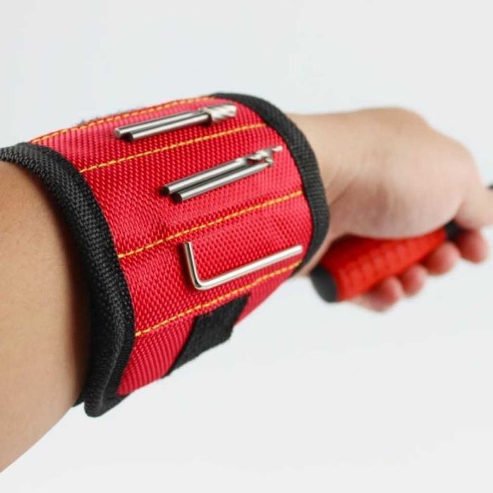 Магнитна гривна /лента за инструменти - черна