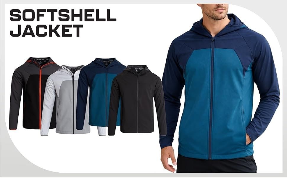 Мужская Софтшелл куртка ветровка