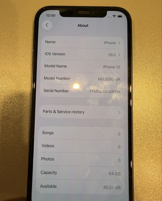Iphone 12 64GB Черен