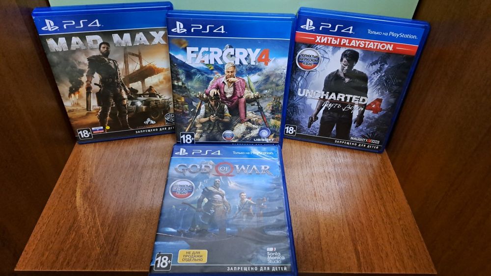 Диски PS 3- Ps 4-psp