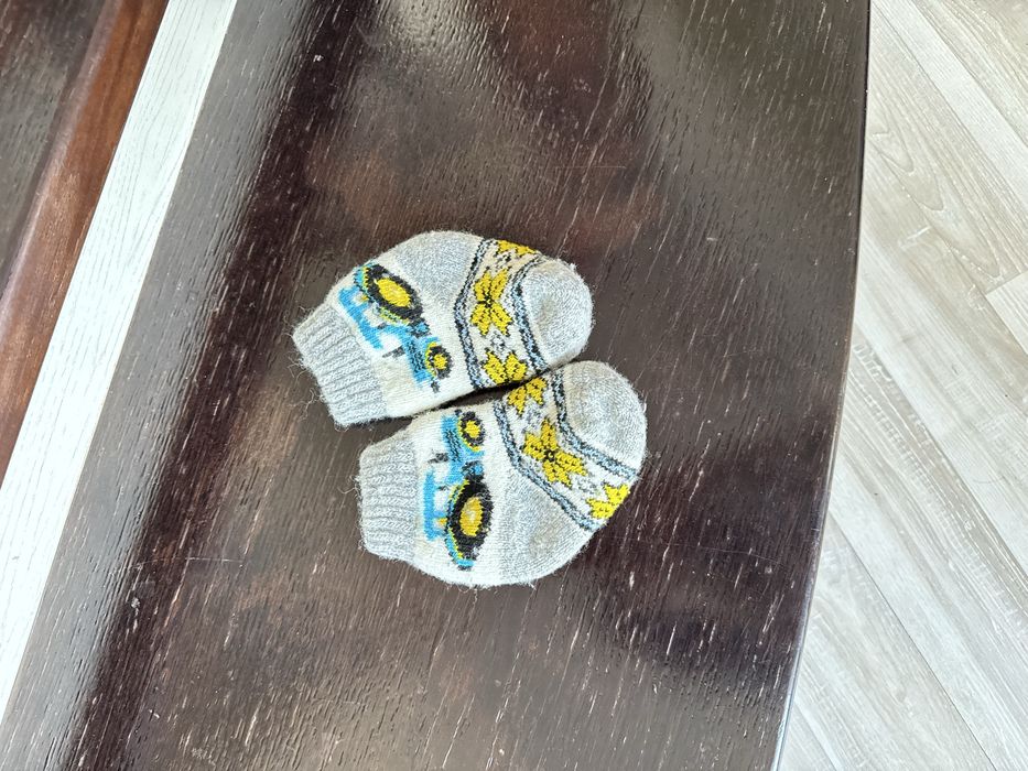 Детские носки, теплые, 6-12 мес