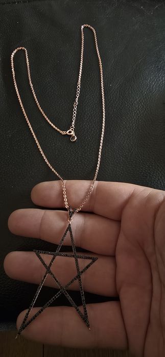 Lant argint aurit 62 cm