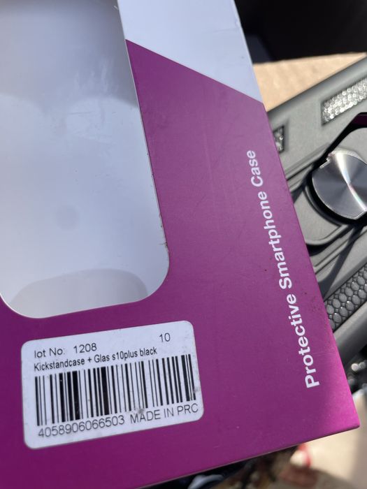 husa telefon s10+ folie de protectie
