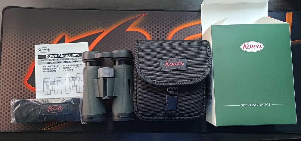 Binoclu Kowa BD II 8x42 XD, putin folosit, in garantie