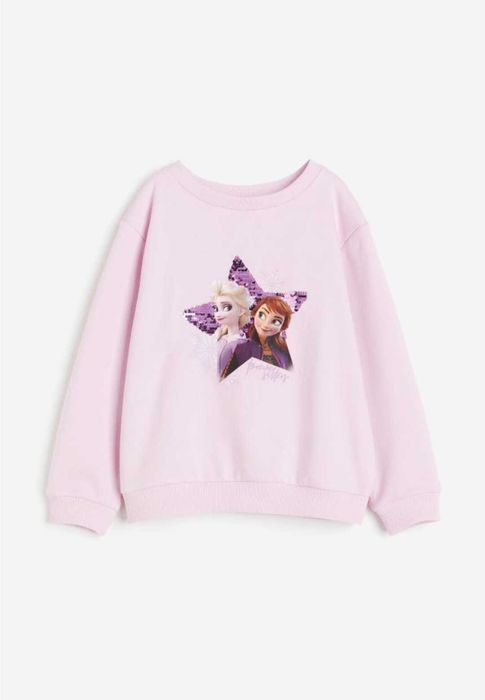 Ватирана блуза за момиче с Елза, НМ, 110/116см, 122/128, 134/140