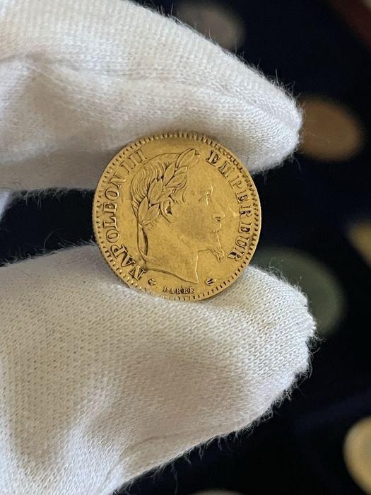 10 златни франка ВВ-рядката версия монетен двор Страсбург