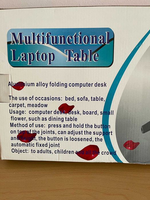 Нова масичка за лаптоп с поставка и охладителен вентилатор