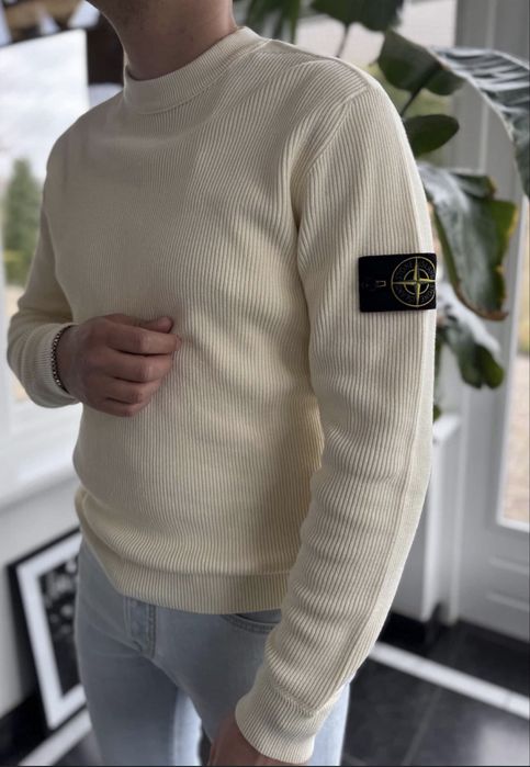 Stone Island Knit Cream Authentic