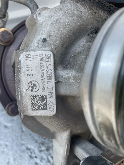 Турбо БМВ 1.5д, Б37Ц15А (turbo bmw 216d b37c15a)