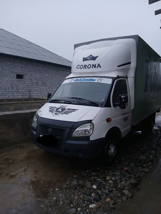 Газель сотилади йили 2007.узунлиги 5.5м.эни 2.5.Буйи 2.40м.тентли.
Рам