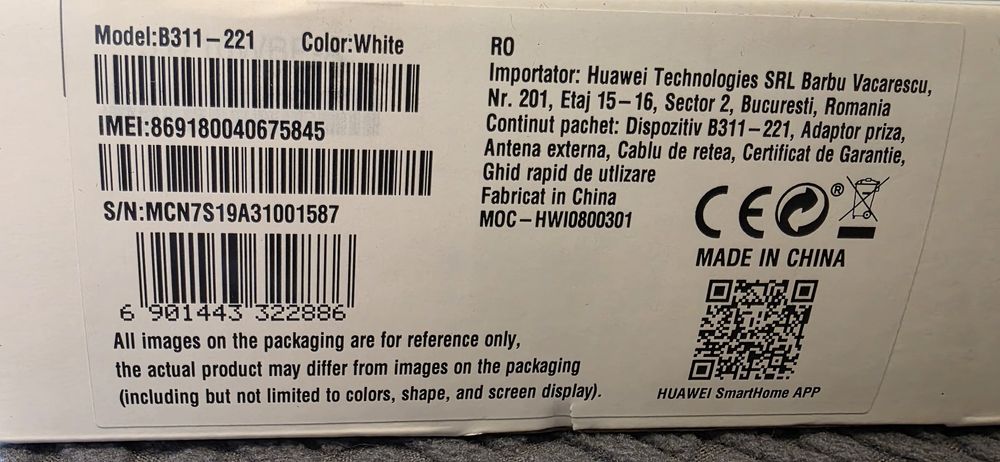 Router Huawei 4G cu SIM nou