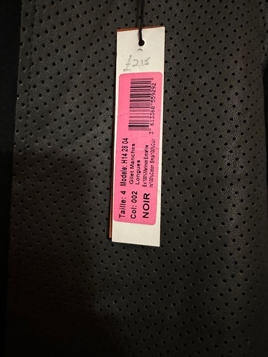 Cardigan Majestic Filateurs L lana/piele naturala