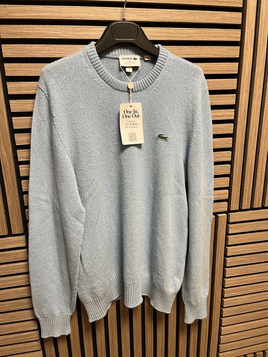 LACOSTE : Made in FRANCE - НОВ 94% Кашмир размер М / Оригинал