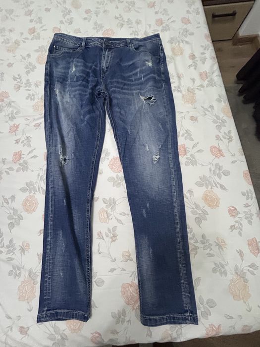 blugi albastri inchis marimea xl