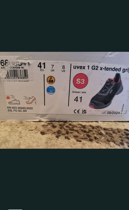 Uvex G2 x-tented grip