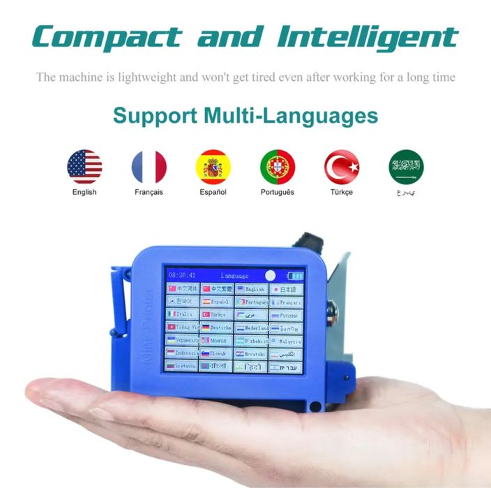 Маркиратор каплеструйный ручной дата сана датер QR штрих код принтер