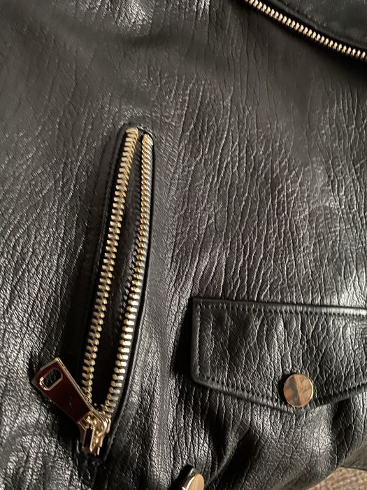 Geaca biker de piele Carolina Design