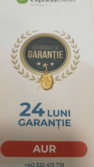 (Ag24) Pandantiv aur 9K 1.61gr b.44989.1 - Garantie 2 ani!