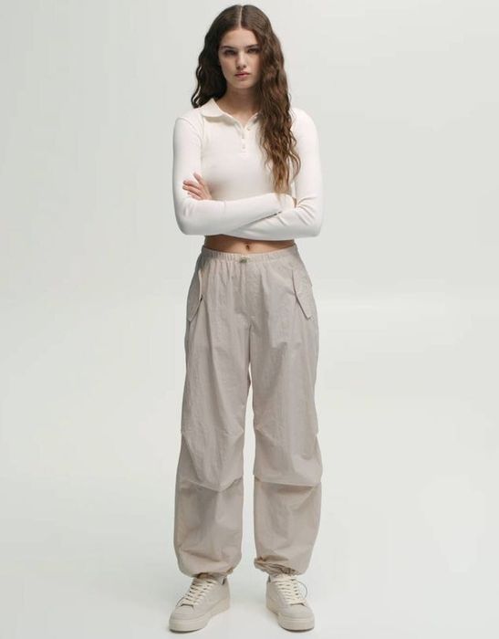 Брюки парашюты Pull&Bear Xs