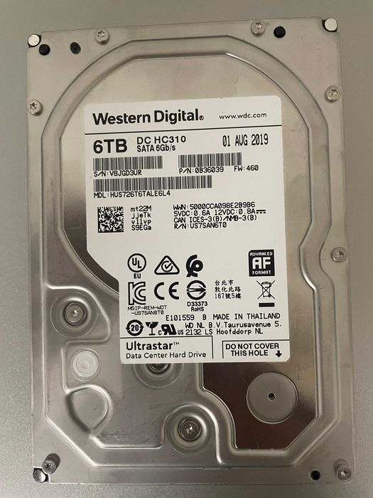 Жесткие диски - HDD 6Tb, 2Tb, 1Tb