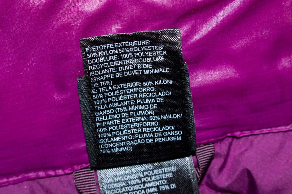 The North Face дамско пухено яке лилаво 600 пълнеж пух късо М