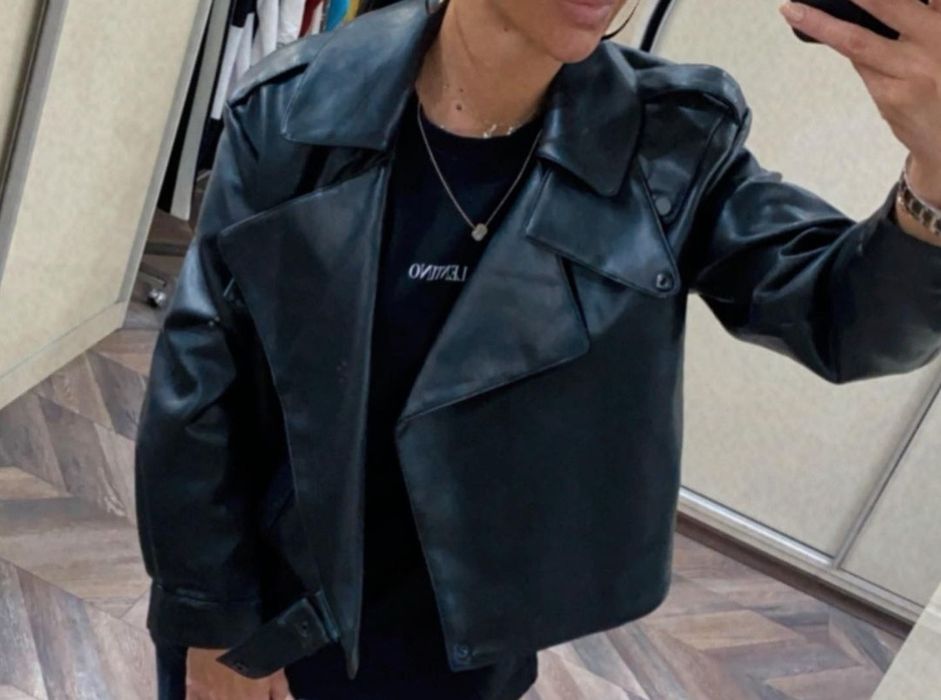 Дамско кожено яке