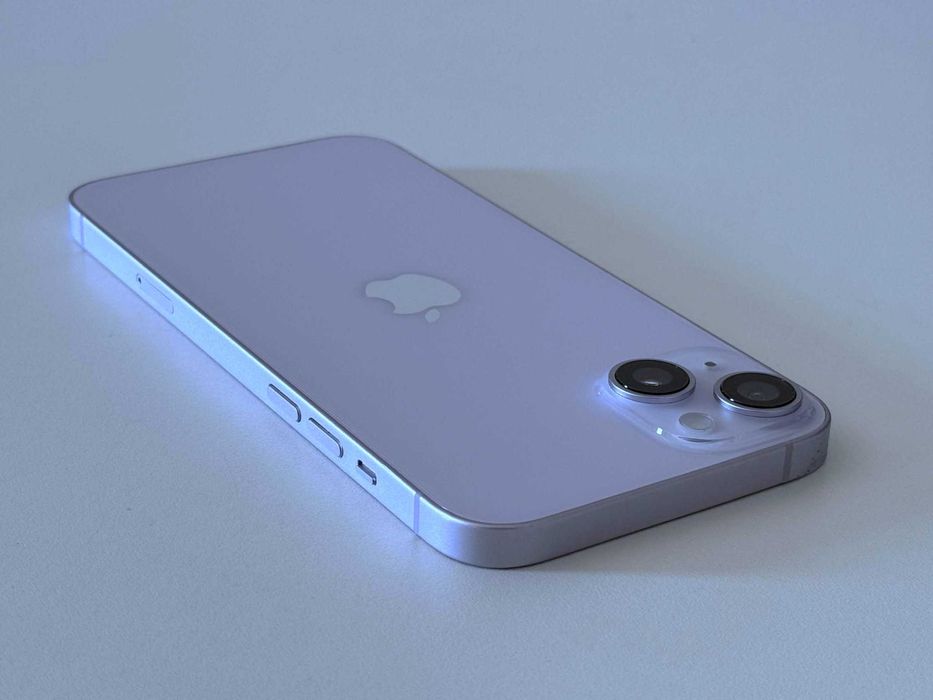 Бартер! Отличен! iPhone 14 Plus Midnight, Purple (Лилав) 83% Батерия.