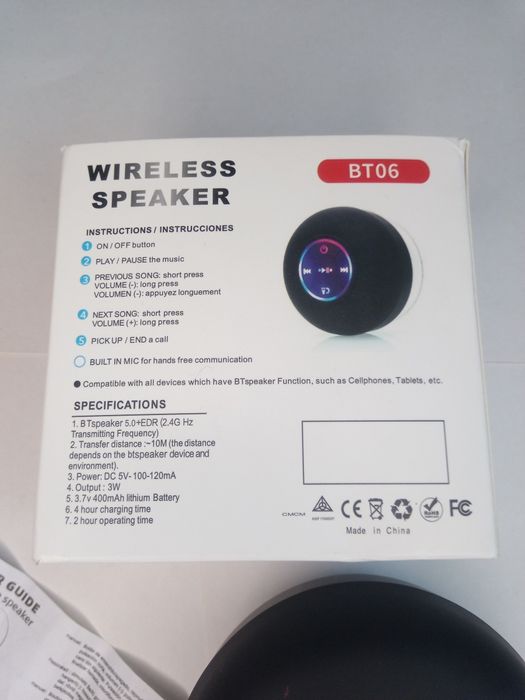 Безжична Bluetooth тонколона