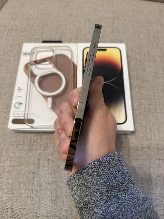 iphone 14 pro max 512gb gold, impecabil, full box