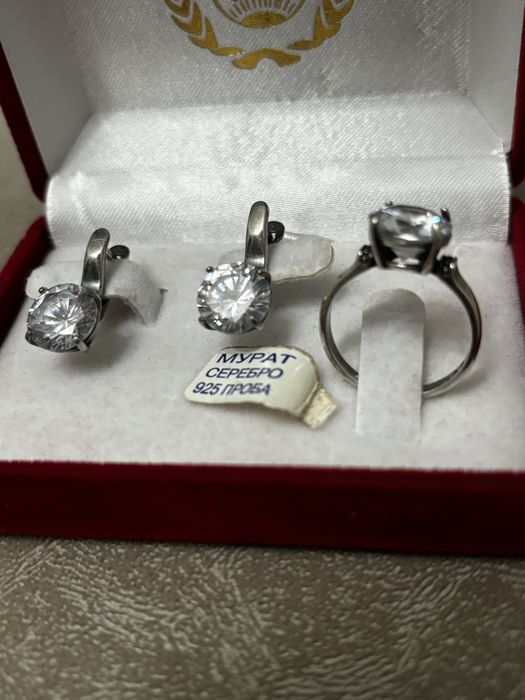 Очень красивый Серебряный набор современный