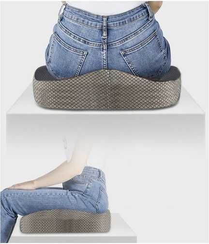 анатомична възглавница за сядане против рани и хемороиди