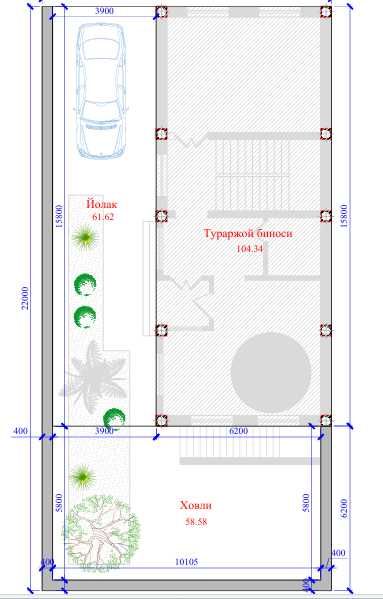 Коттедж в Дурмени в ЖК "Zarafshan Village"