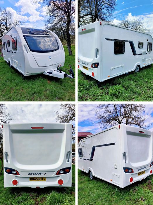 Rulota Swift S-Line 2014, echipat offcamping, inmatriculata.
