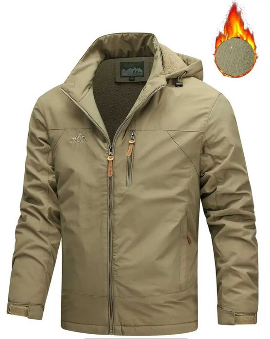 Новая мужская зимняя куртка с капюшоном ветроводозащитная 50-54 2цвета