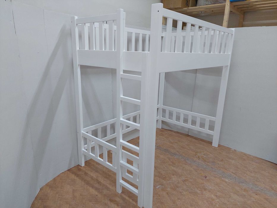 Pat etajat cu spatiu de joaca sau birou.Cod 1009