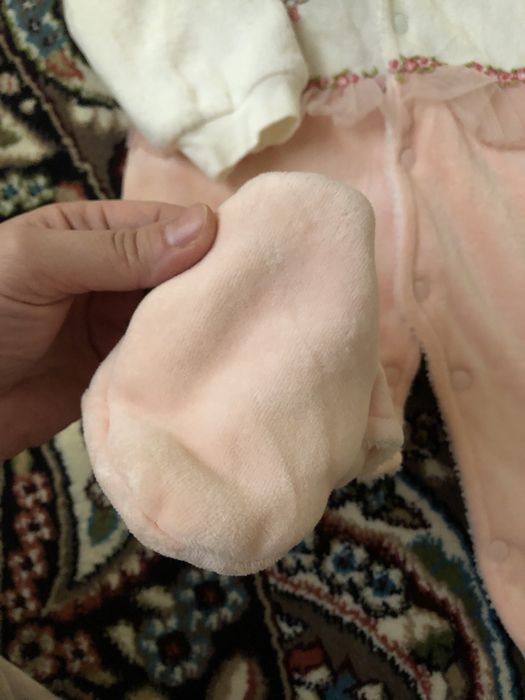 Теплый комплект слип на девочку