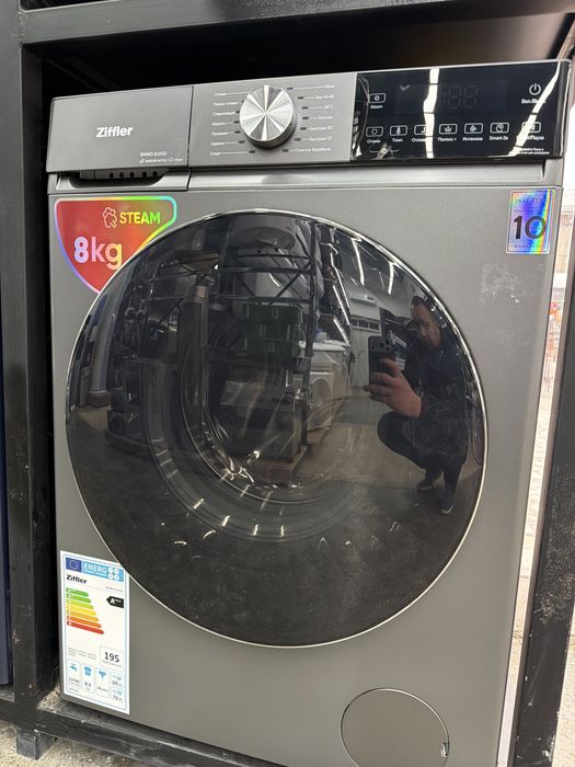 Ziffler BWMD-8J2GD 8kg inverter kir yuvish mashinasi