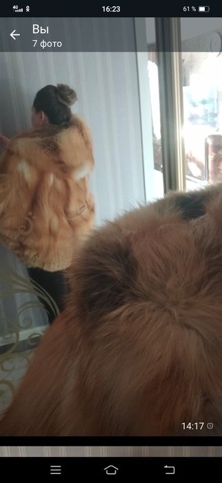 Шуба  греческая Лиса