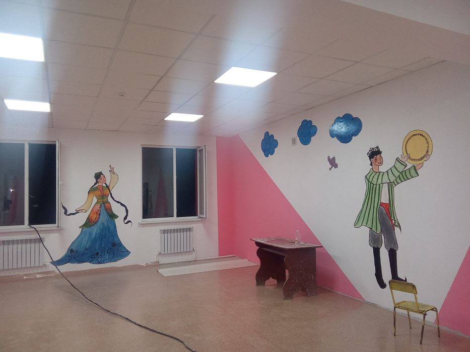 Devorga rasm chizdirish Картина на стене