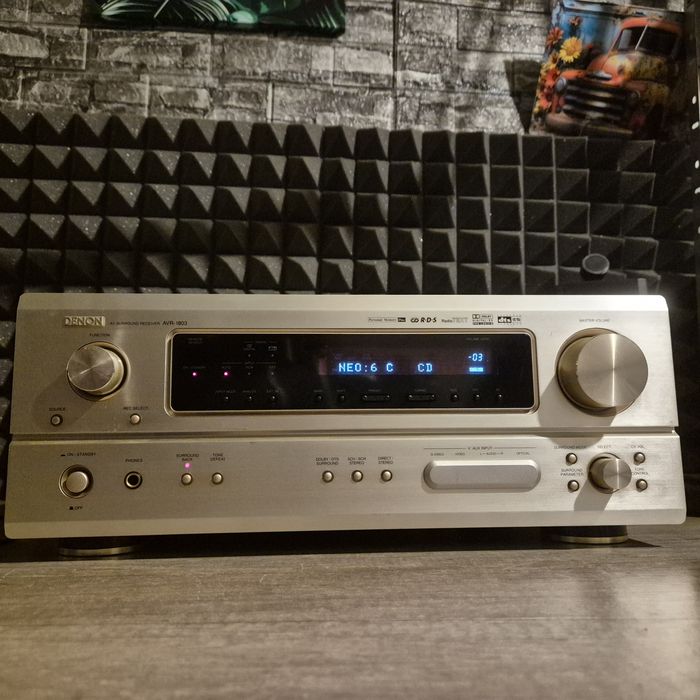 Топ състояние! Усилвател / Ресивър Denon AVR-1803 + дистанционно