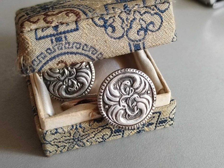 argint vechi, romanesti, butoni