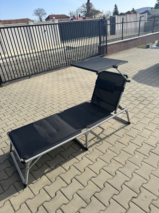 Sezlong din aluminiu pliabil 2 bucati!