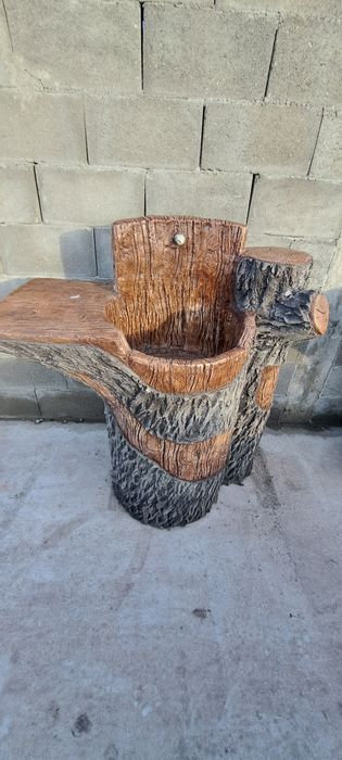 Градинска мивка от декоративен бетон