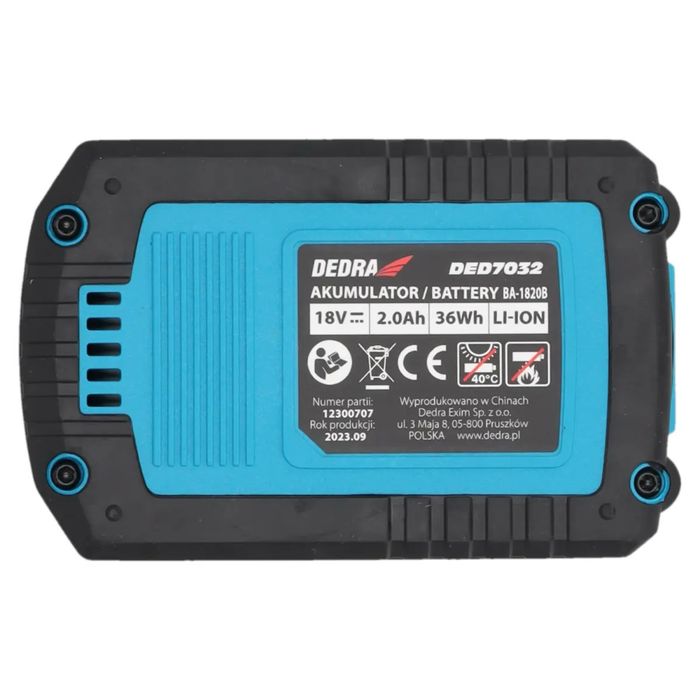 Акумулаторен пистолет за силикон DEDRA DED7056 SAS+ALL, 18V