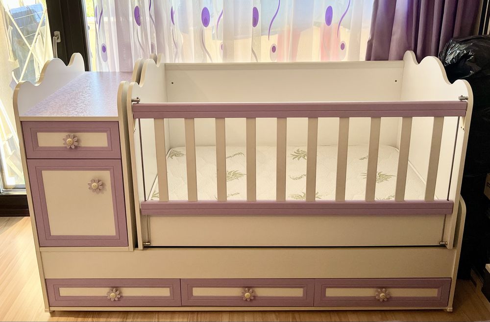 Трансформиращо детско легло + матрак