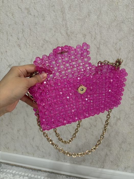 Сумка из бусинок, ручная работа